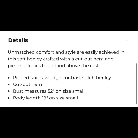 BP30🤎🤍NEW! POL playtime in cutest tan+cream spliced color block top!gr8 day2date - Picture 8 of 9